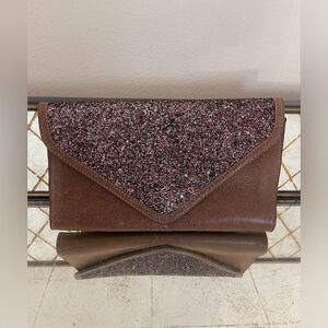 leatherrock leather clutch